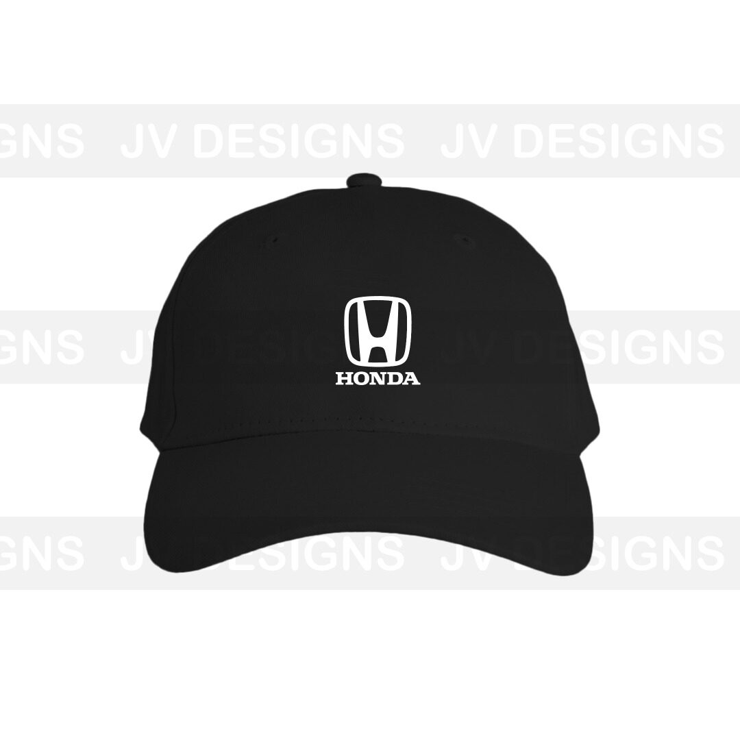 HONDA LOGO Fashion Cotton hat Car embroidery logo M performance Baseball Cap for HON [Adjustable Size]
