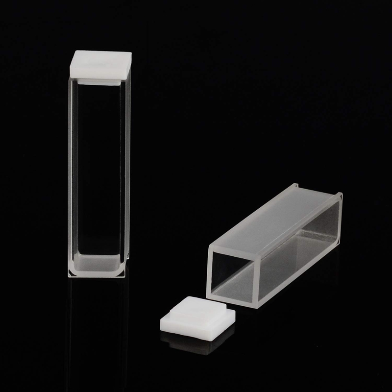 Quartz Cuvette,Spectrophotometer Cuvettes 10 mm Path Length, 45mm Height, 3.5 ML Capacity - 2 PCS. 