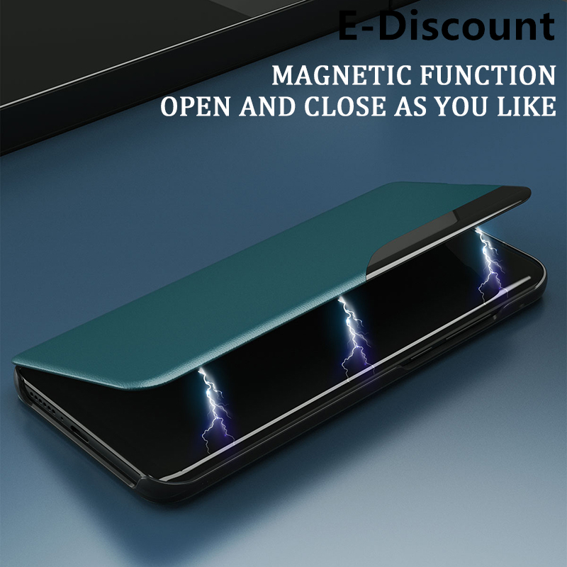 For Samsung Galaxy Note 9 Clear Window View Smart Transparent PU Leather Stand Holder Phone case for Galaxy Note9 Flip Cases. 