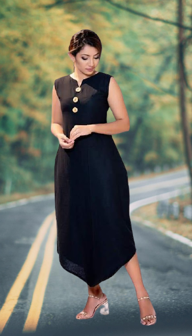 long beautiful frock