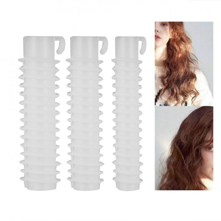 30pcs Spiral Perm Rod Hair Rollers Curler Hairdressing Tool For