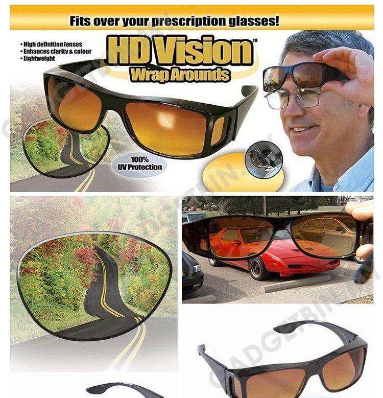 hd vision wraparound sunglasses