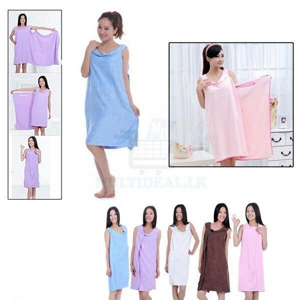 Aggregate more than 164 towel gown worn after showering super hot