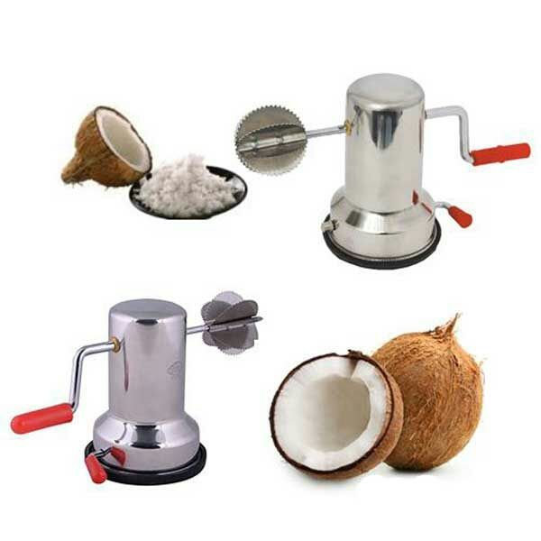 Coconut Scrapper Stainless Steel Vacuum Base Coconut Scraper with Stainless Steel blade Grater for Kitchen Manual Coconut Scraper Coconut scraper Machine Manual Shredder. 