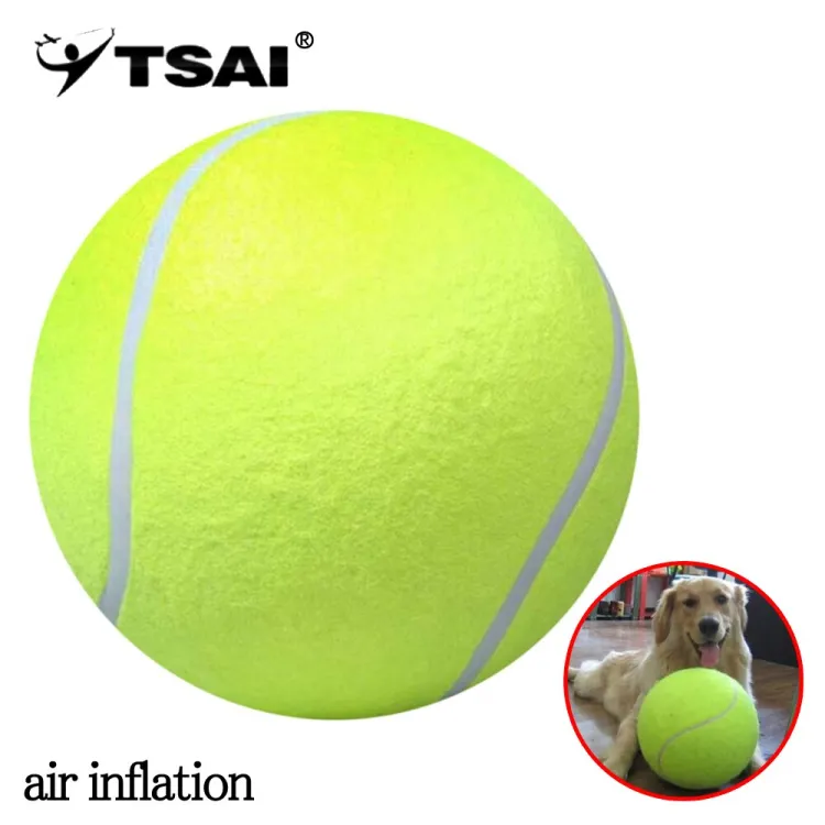 TSAI 24cm Tennis Ball Giant Air Inflation Tennis Ball Outdoor Sports