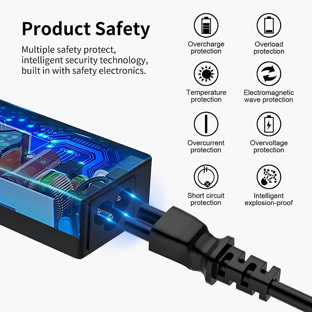 19V Charger for JBL Xtreme, Xtreme 2, Boombox 1 2 Waterproof Portable Bluetooth Speaker Replacement Power Cord. 