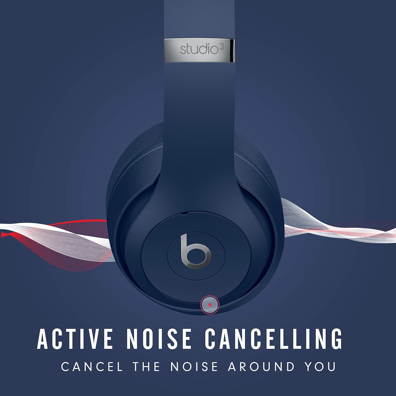 Beats Studio 3 AAA+ Grade (High Copy) Bluetooth 4.0 Wireless Headphone With Mic High-Quality Bass Sound Rechargeable Battery Comfortable Wearing Foldable Blue On-Ear Durable Headphone. 
