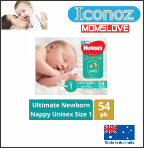 huggies newborn nappies 54 pack