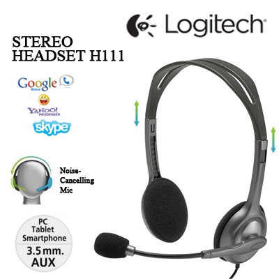 headset h111 logitech