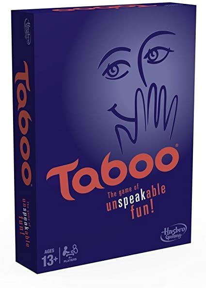 Taboo Board Game - The Game of Unspeakable Fun Fun Family Games for Adults & Kids. 