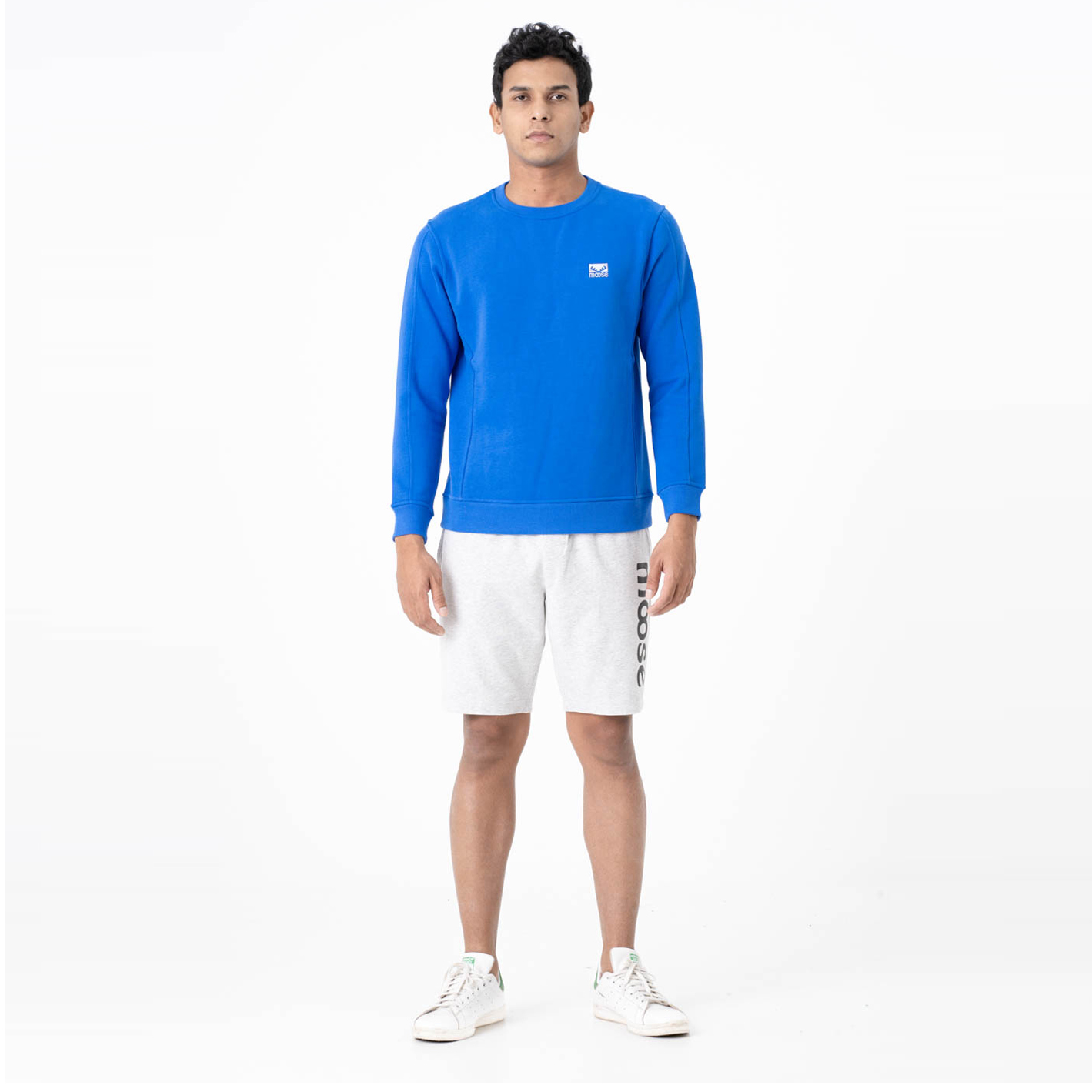 Moose Men’s Sweater - Blue Moon. 