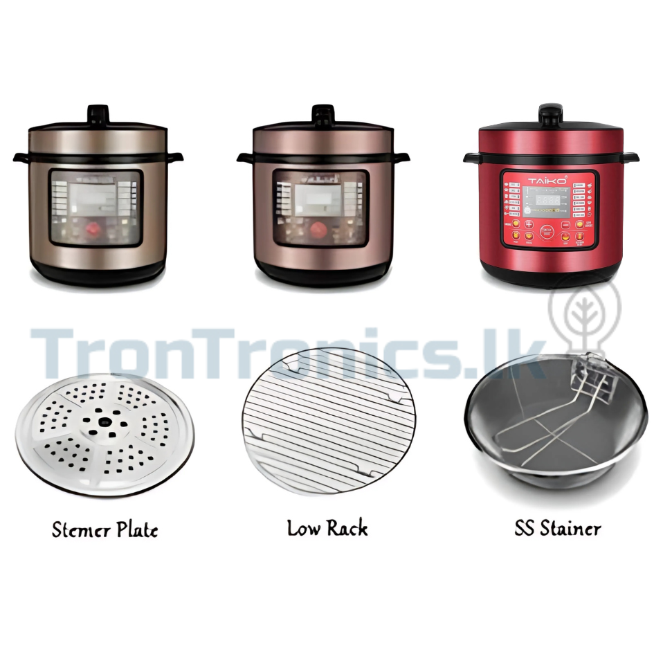 TAIKO Multi Pressure Cooker 6L/2.8l - PRO6000. 
