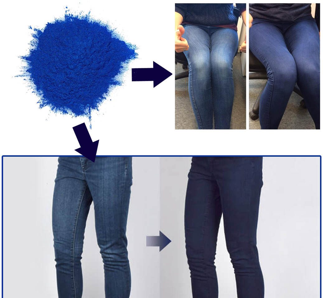 Multi Purpose Dye for Denims Blue Colour. 