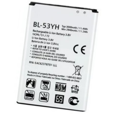 LG G3 / VS985 / F400 / D850 / D855 / BL- 53YH Battery. 