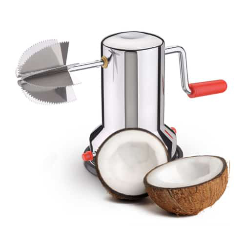 Coconut Scrapper Stainless Steel Vacuum Base Coconut Scraper with Stainless Steel blade Grater for Kitchen Manual Coconut Scraper Coconut scraper Machine Manual Shredder