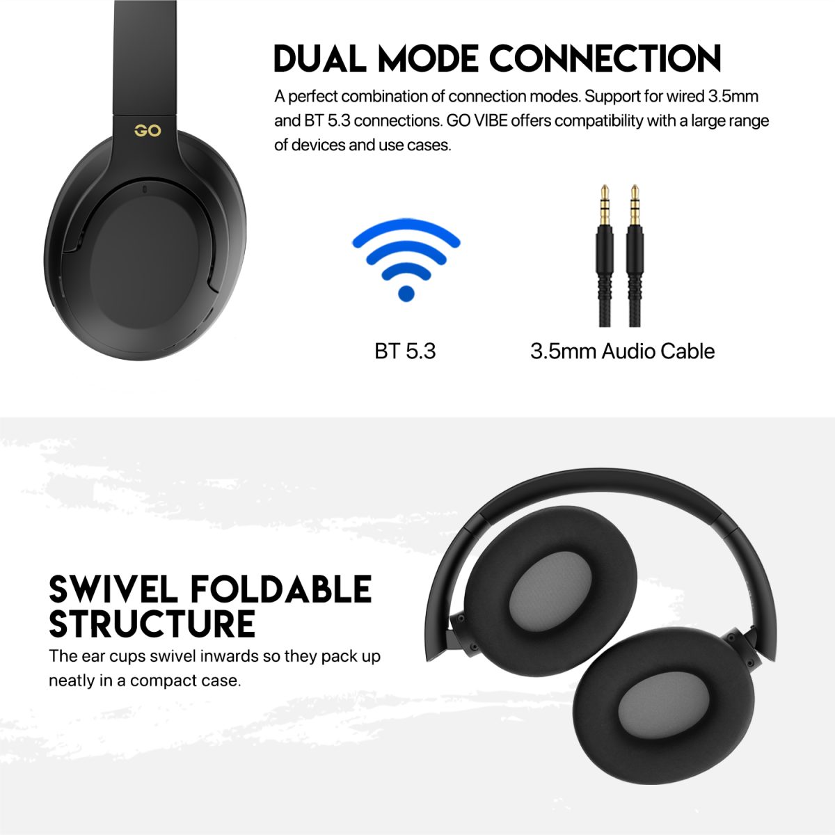 Fantech wh05 go vibe wireless headset. 