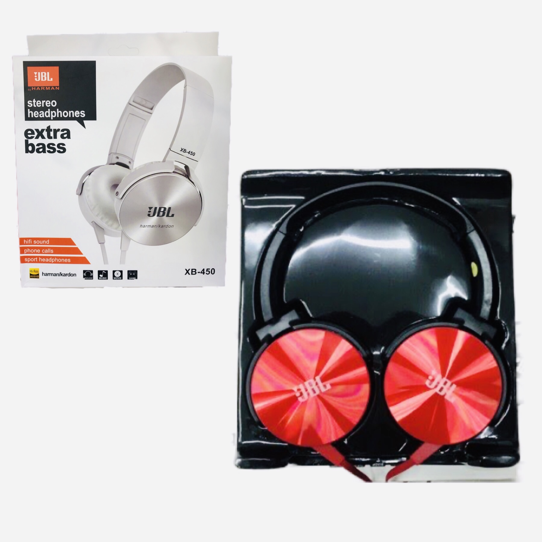 Stereo Headphones XB 450 Red