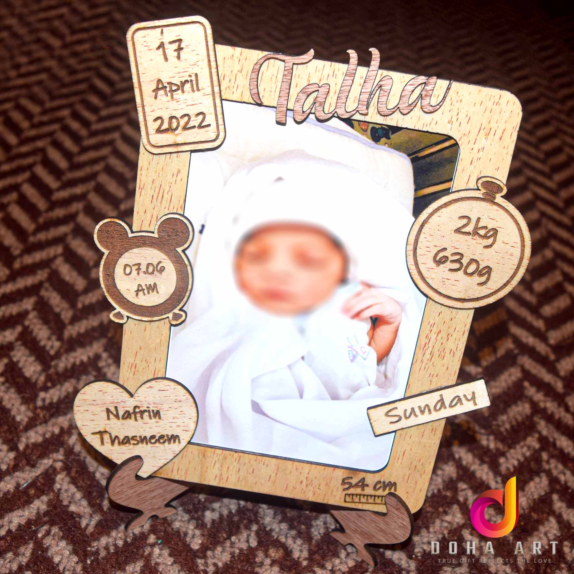 Customized Name Wooden Photo Frame Lovers Choice Gift for Closest one, for Baby photo frame, wedding Anniversary gift frame.. 