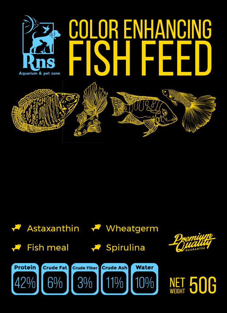 RNS Color Enhancing Fish Feed. 