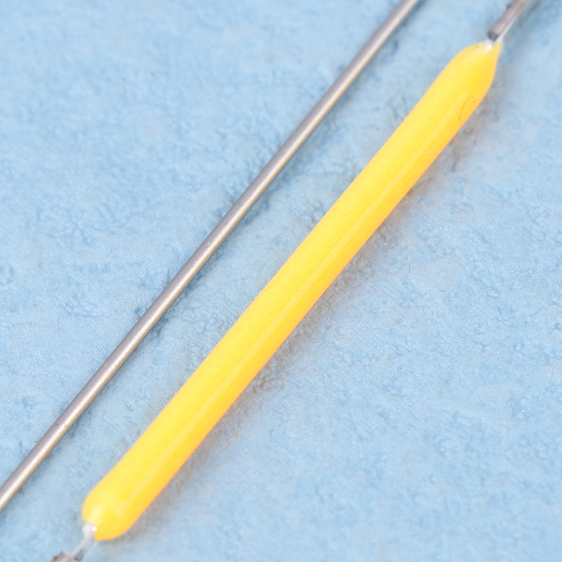 10Pcs 3V 30MM Led Filament Bulb Lamp Parts Ceramic Spot Welding Filament Wire Lamp Led Diode Partial Bulb Chip Parts. 