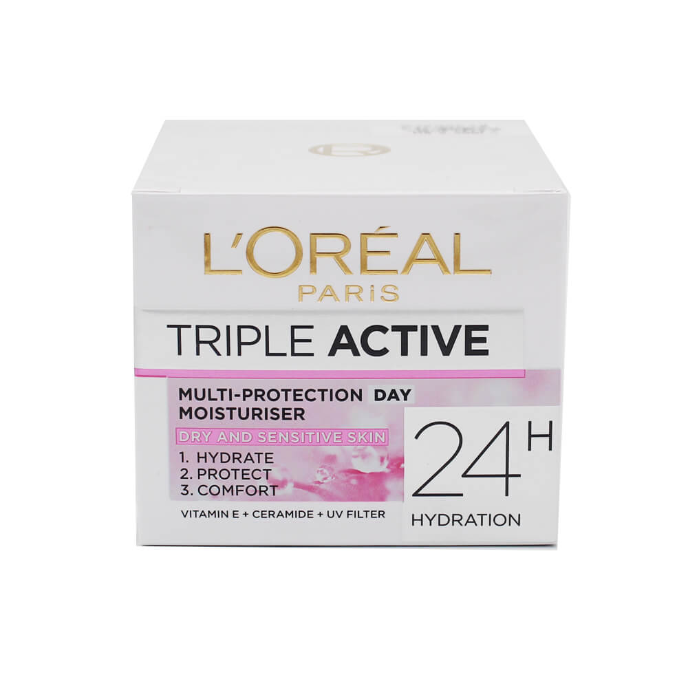 loreal triple active face cream