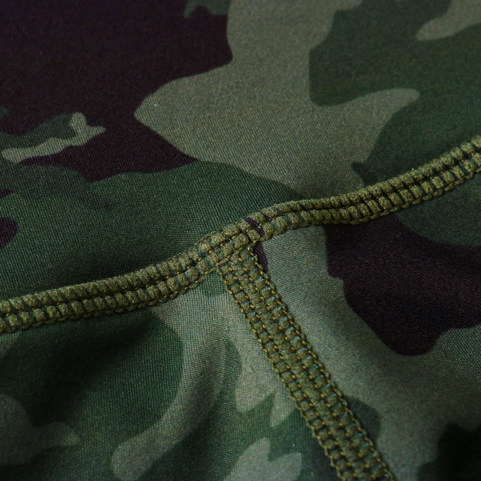 【DIV MALL】Army Green & Medium Women Shorts  Shorts Solid Color Camouflage Print High Waist Running Fitness Sportswear. 