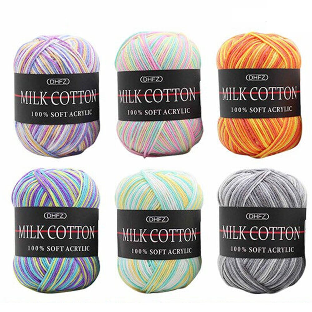 Knitting Wool Yarn Diy Woven Shawl Hat Scarf Crochet Thread Supplies 注目