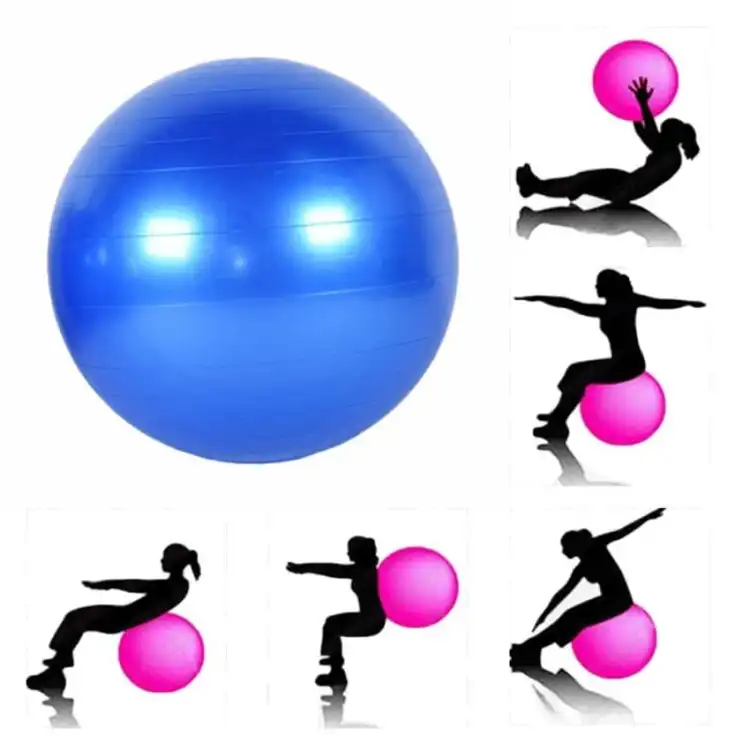 Gym Ball Yoga Ball Aerobic Ball 85 Cm Multicolor Exercise