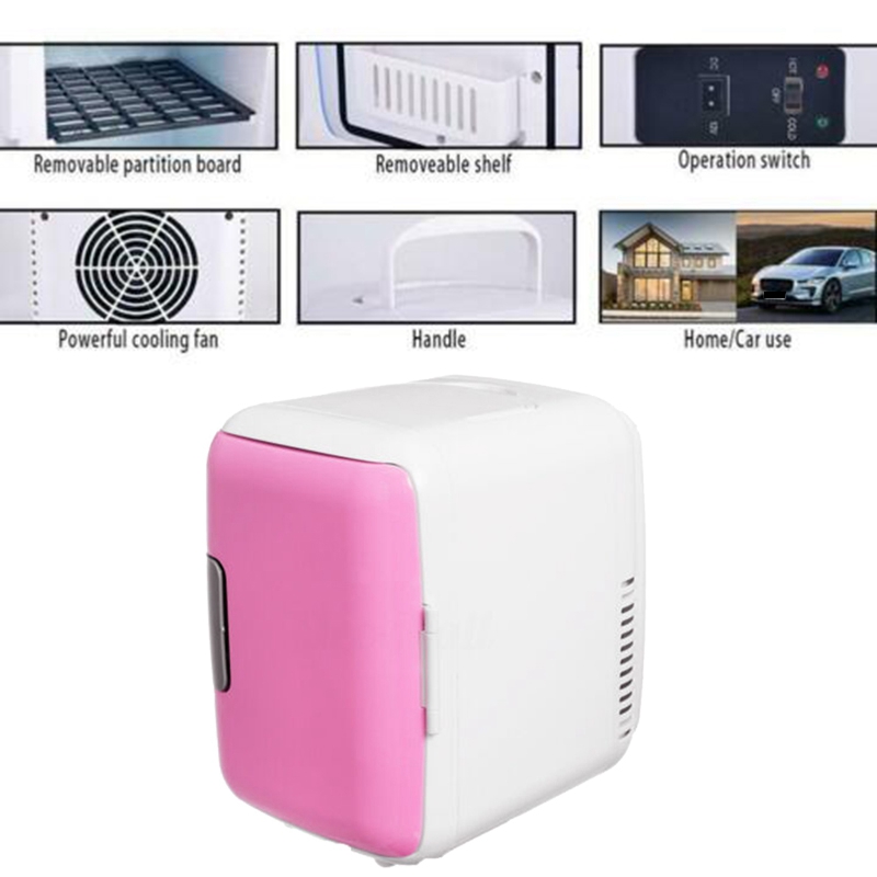 4L 12V/220V Electric Portable Mini Fridge Cooler Freezer Car Home. 