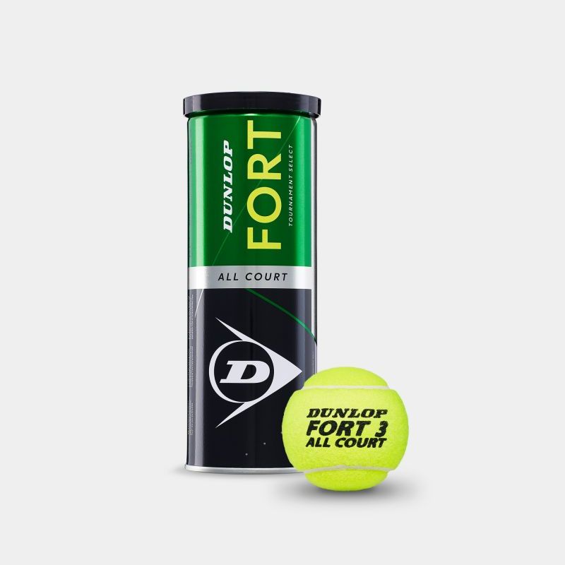 High Quality DUNLOP FORT ALL COURT TS 3 Balls Can / Set Tournament Select