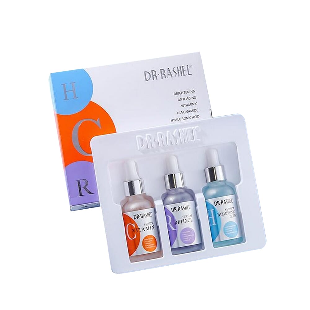 Dr. Rashel Anti-Aging Moisturizing Complete Facial Serum Set 3 Pack DRL 1616 - 30ml x 3