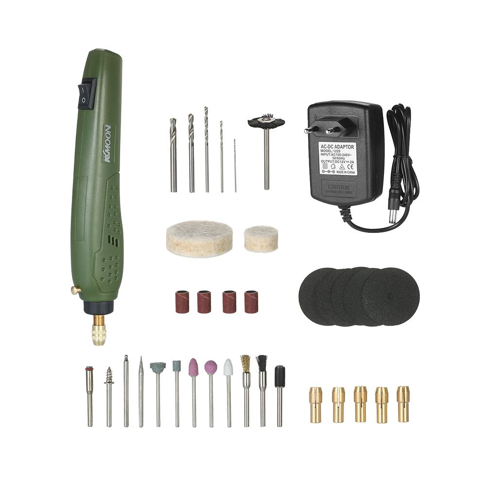 Multi-functional Mini Electric Grinder Set Electric Drill Grinding Rotary Tool Kit for Milling Trimming Polishing Engraving AC100-240V