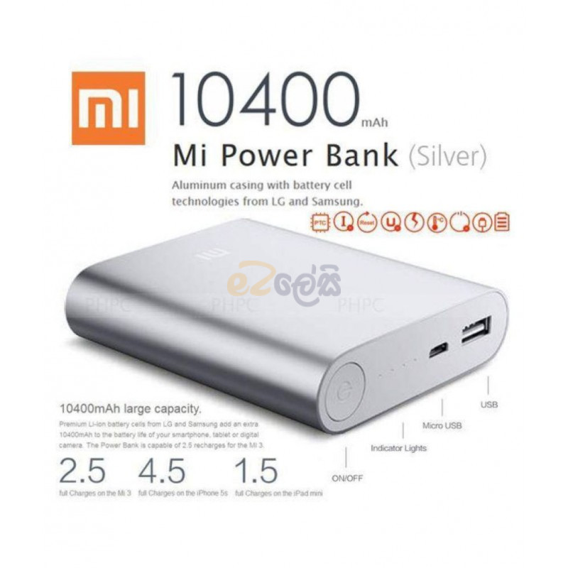 Mi Power Bank 10400mah Gray Buy Online At Best Prices In Srilanka Daraz Lk