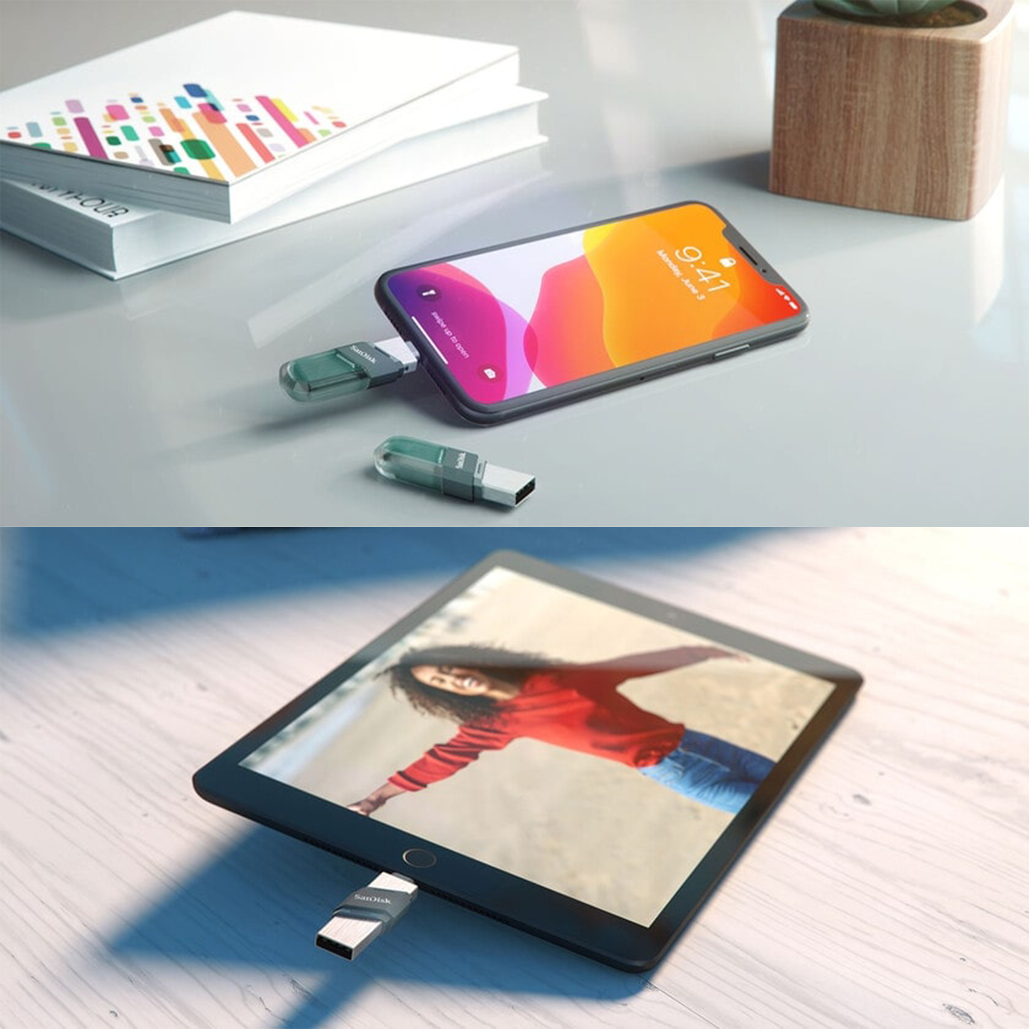 Sandisk iXpand Flash Drive Flip 3.1 OTG Lightning 32GB 64GB 128GB 256GB USB Pen Flash Drive. 