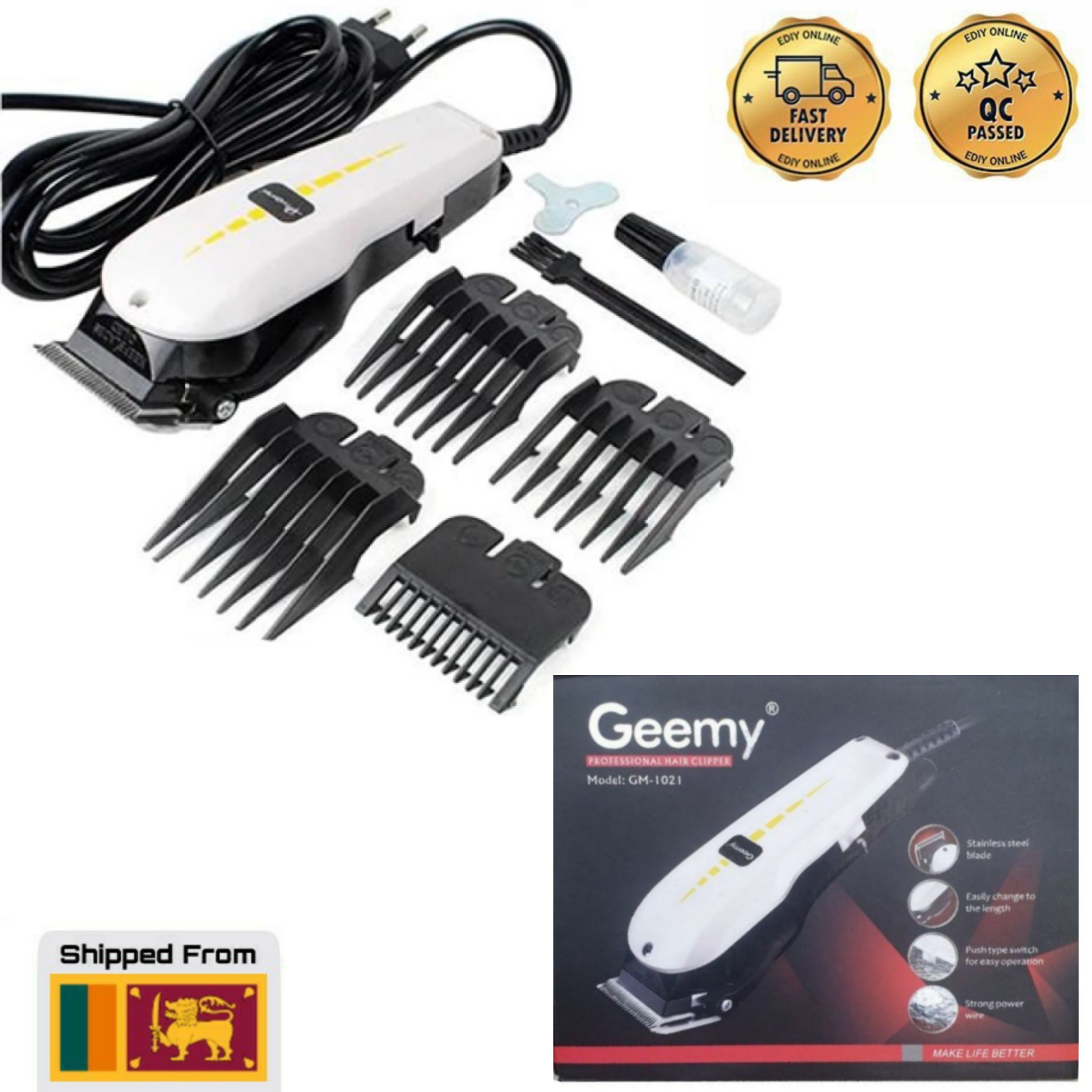 Geemy Gm 1021 Professional Hair Clipper Hair Trimmer Buy Online At Best Prices In Srilanka Daraz Lk