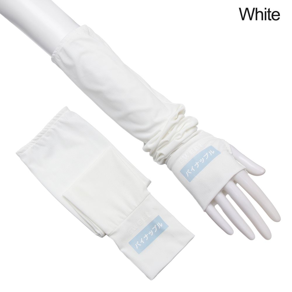 Good day 2Pcs Breathable Quick Dry Thin Sports Sunscreen Cycling Outdoor Ice Silk Sleeves Sun Protection Arm Sleeves Arm Cover. 