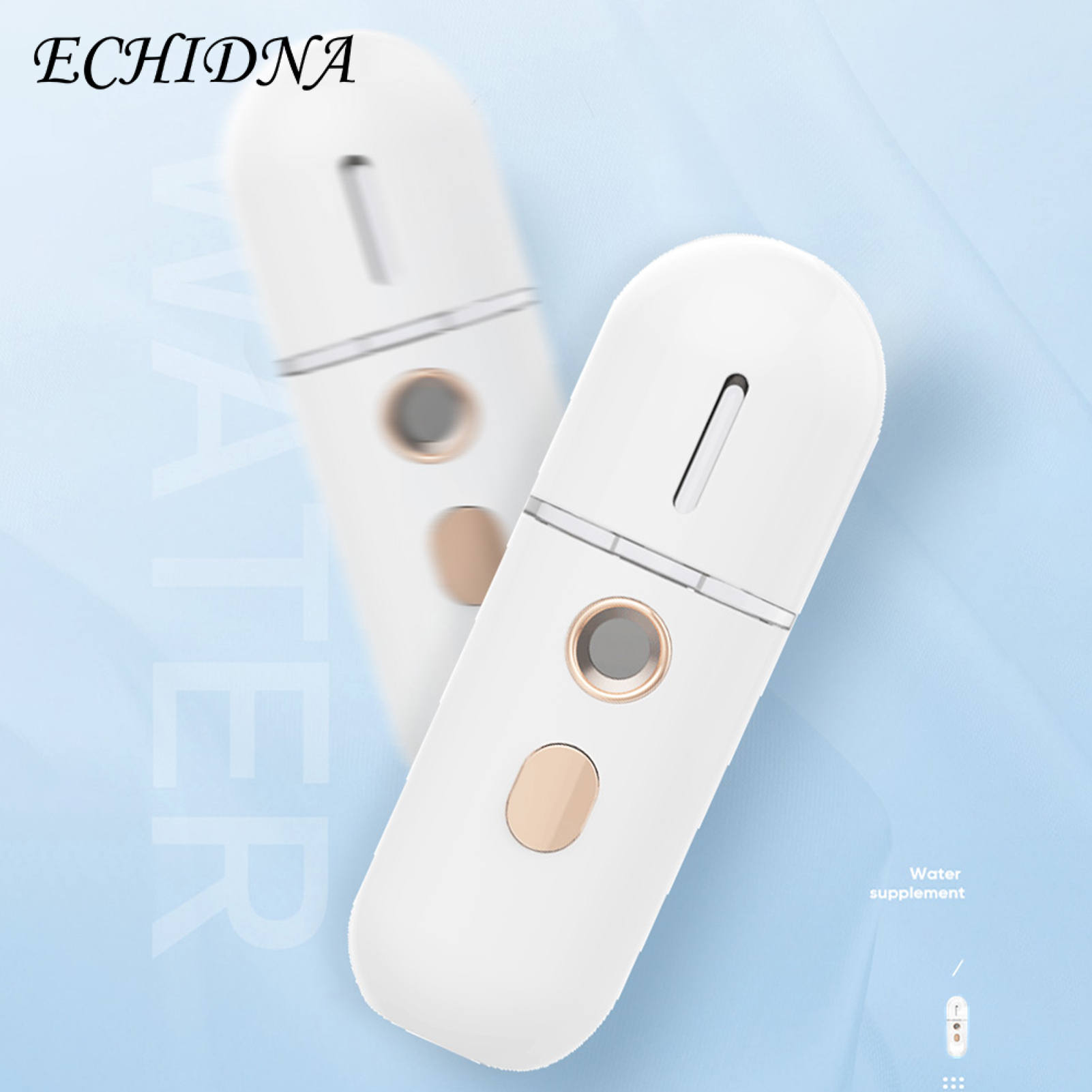 Cold Spray Face Steamer Wireless Moisturizing 180mAh USB Charging Water Mist Sprayer for Outdoor. 