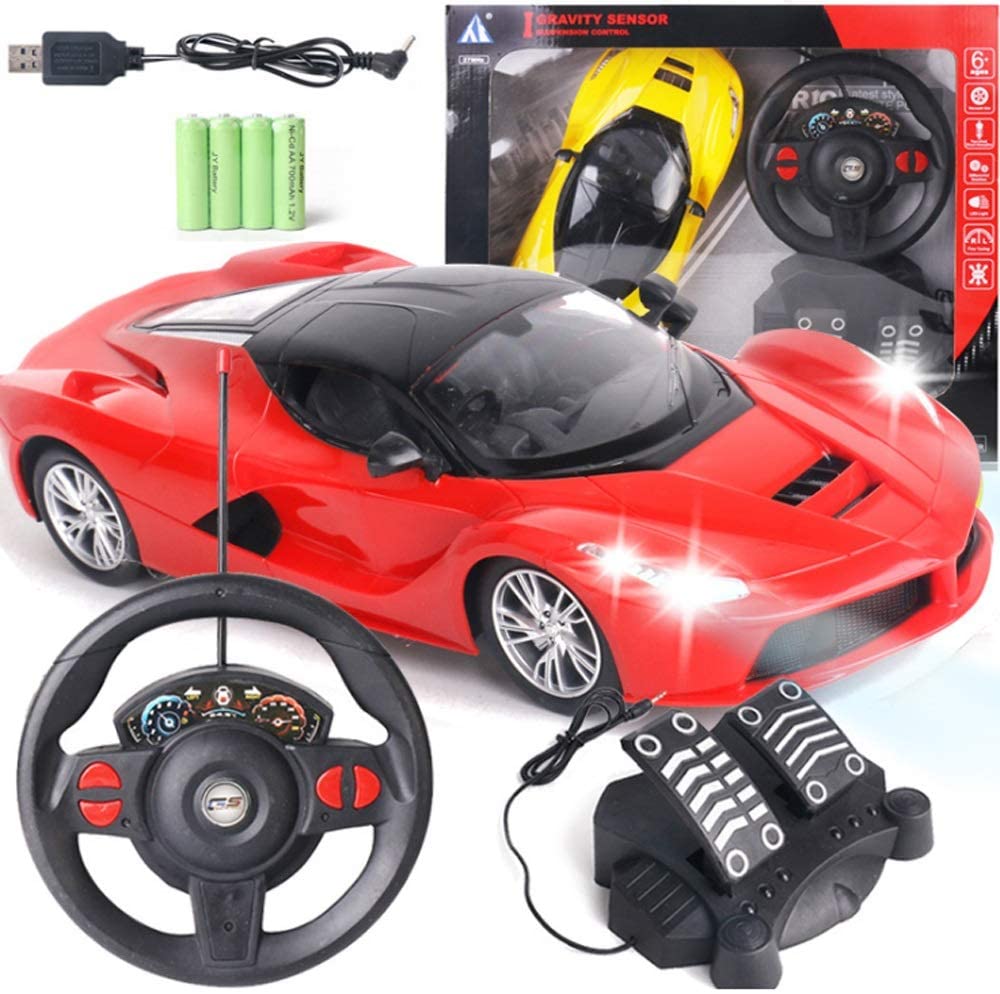 remote control rechargeable car with steering