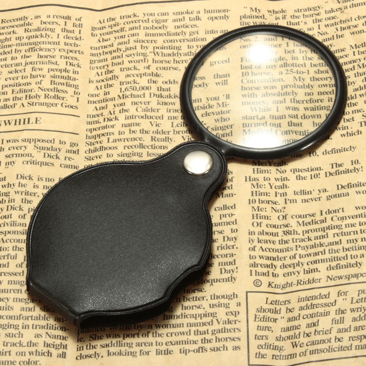 10X Hand-Hold Magnifying Magnifier Glass Foldable Portable Jewelry Loop Loupe