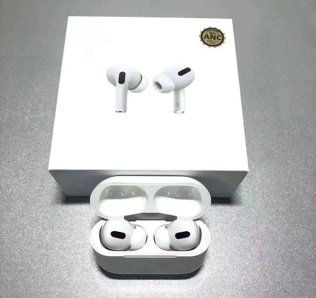 Airpods Pro ANC with Wireless Charging Case Active Cancellation Bluetooth Gaming Headset  Apple AirPods Pro (White, True Wireless). 