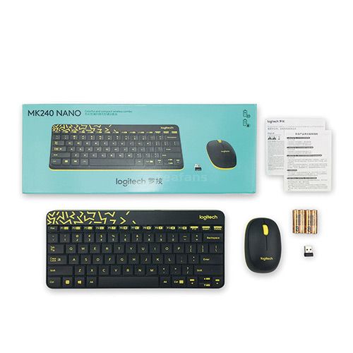Logitech MK240 Nano Wireless Keyboard and Mouse Combo Daraz.lk