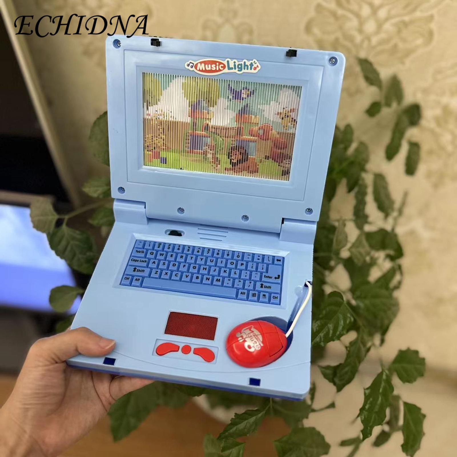 Children Computer Toy with Mouse Children's Learning Spelling Logic Animal Music Computer Toy Kids Laptop Toy. 