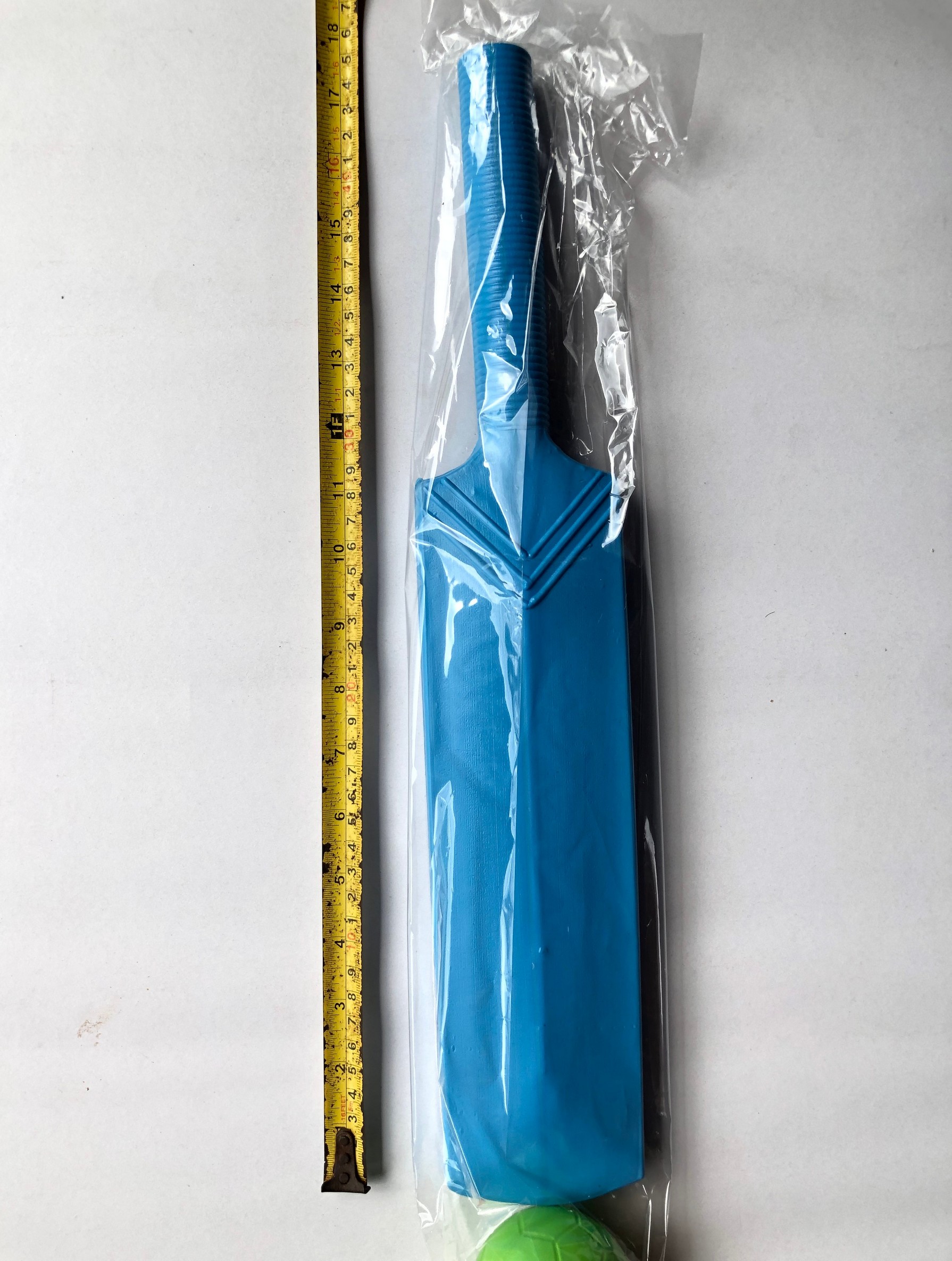 Made in Sri lankan Plastic bat and ball comes in two sizes 15inch and 17.5inch height small and medium sizes.. 