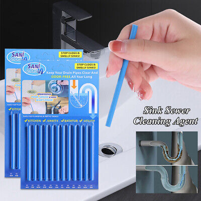 Drain Cleaner Sticks,Sink Deodorizer (12 Pcs) Keeps Drains and Pipes Clear. 