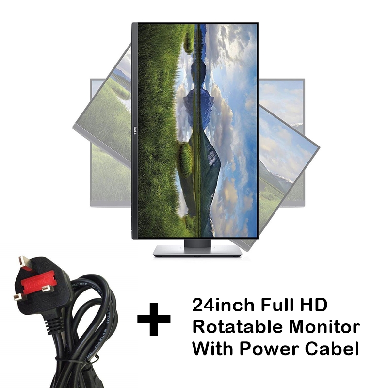 Full HD 24inch LED IPS Rotatable Monitor Daraz.lk