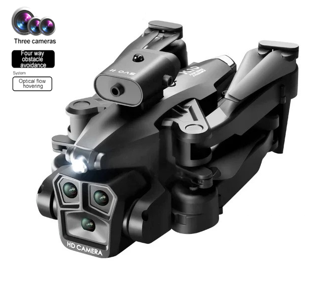 OBSTACLE K10 Max Drone 4k HD Three Camera Four Way Obstacle Avoidance. 