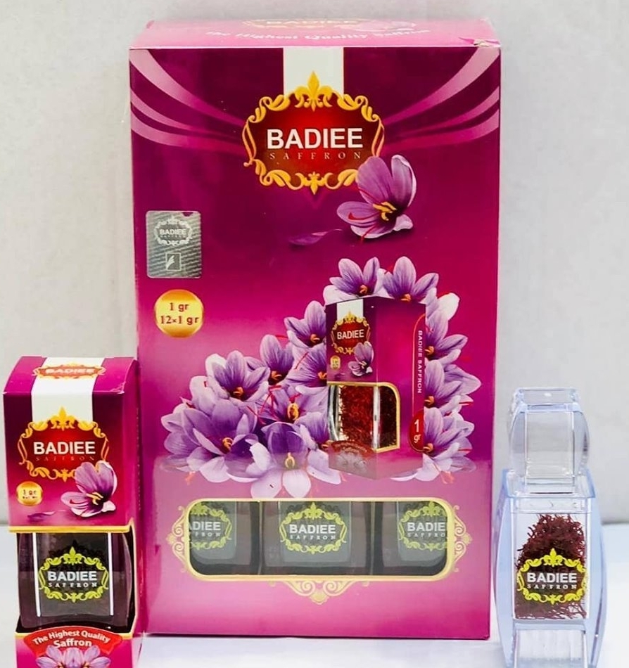 IRAN Negin Natural Badiee 1g pure SAFFRON for Healthy Life nbps. 