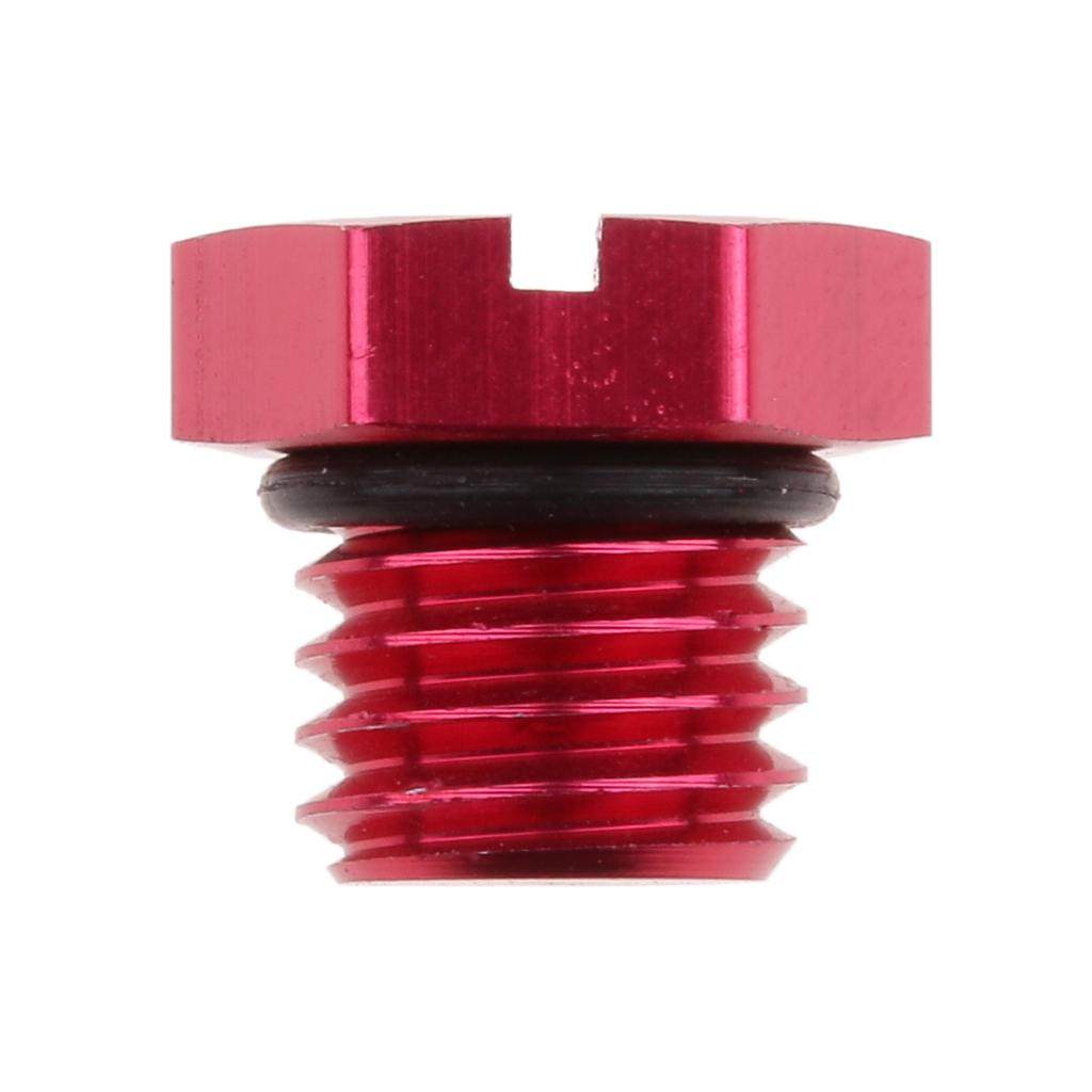 9x Air Bleeder Screw for Duramax Diesel Fuel Filter Housing 2001-2016 Red. 