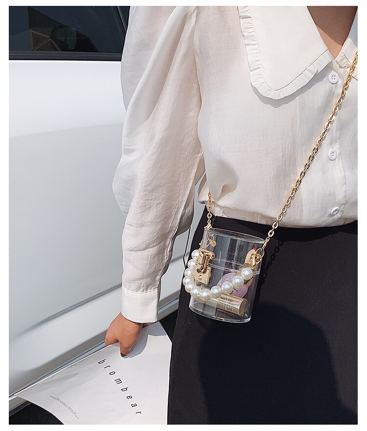 clear daisy bolsa