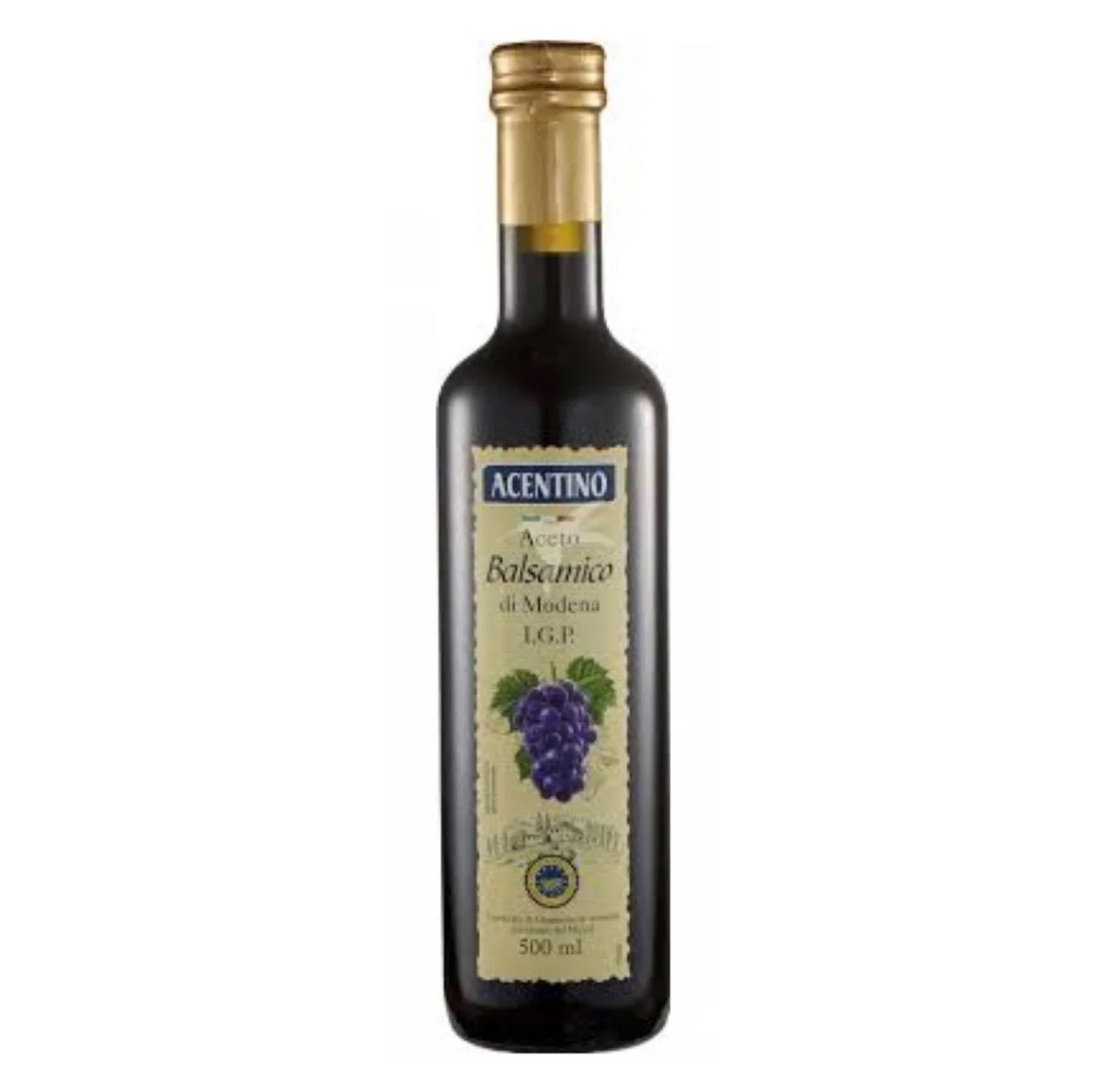 Balsamic Vinegar of Modena Acentino 500ml (acidity 6%) Made In Italy by Italian Mart. 